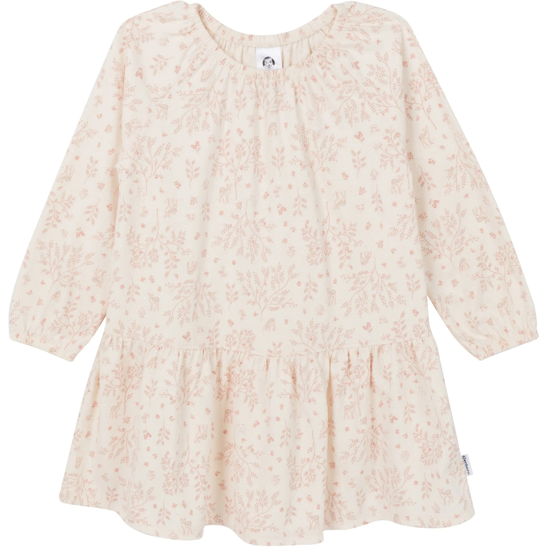 3-Piece Toddler Girls Tan Dress, Top and Legging Gerber Childrenswea