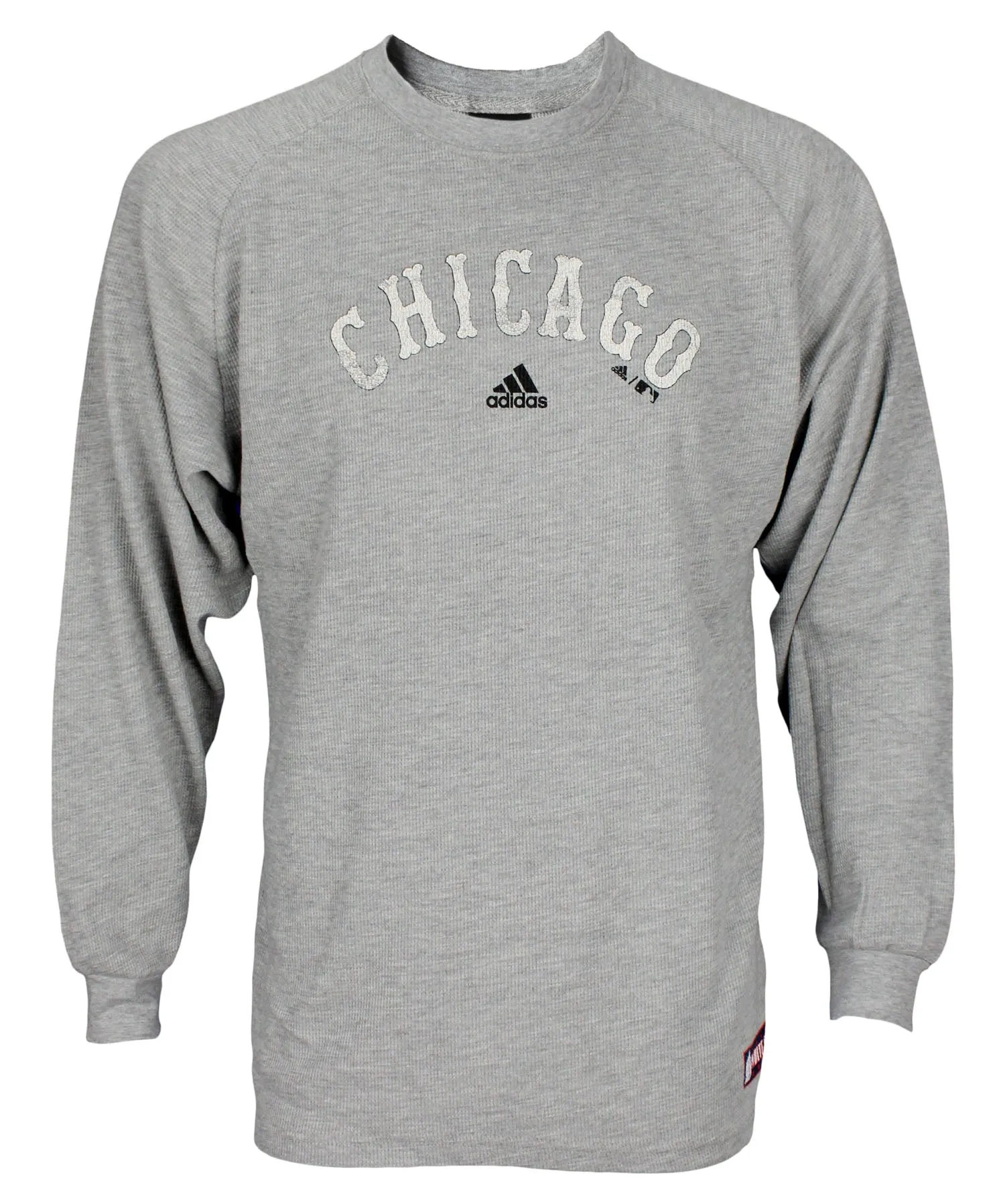Adidas MLB Baseball Youth Chicago White Sox Long Sleeve Thermal Shirt - Gray