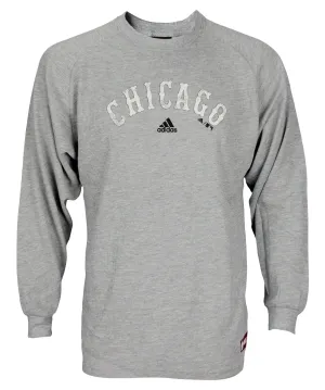 Adidas MLB Baseball Youth Chicago White Sox Long Sleeve Thermal Shirt - Gray