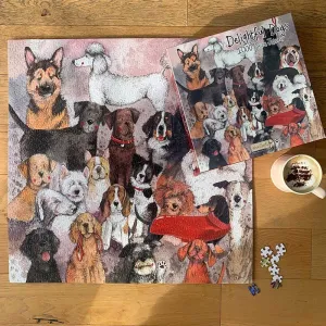 Alex Clark Delightful Dogs 1000 Piece Jigsaw Puzzle