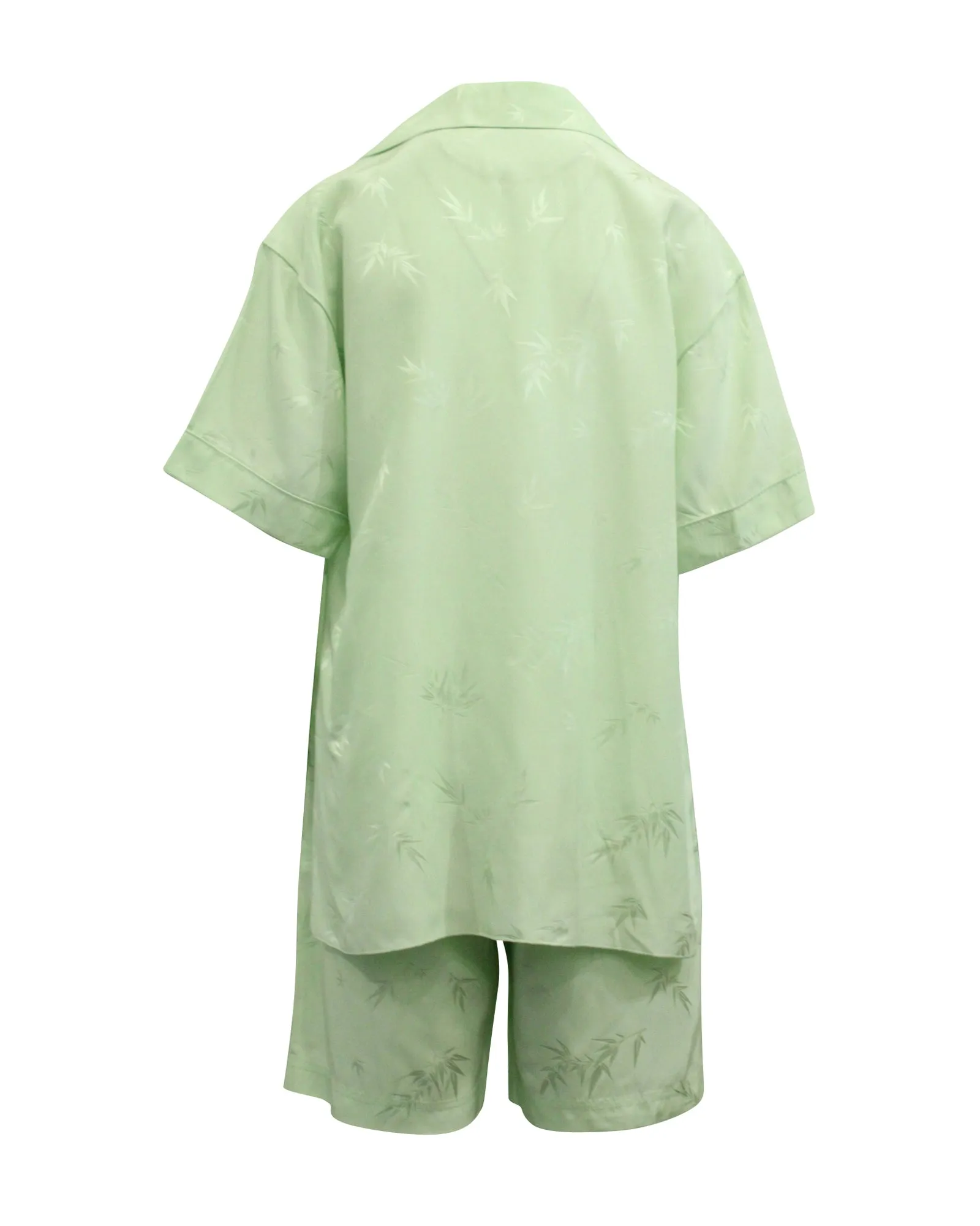 Alexander Wang Jacquard Pajama Top and Shorts in Mint Viscose