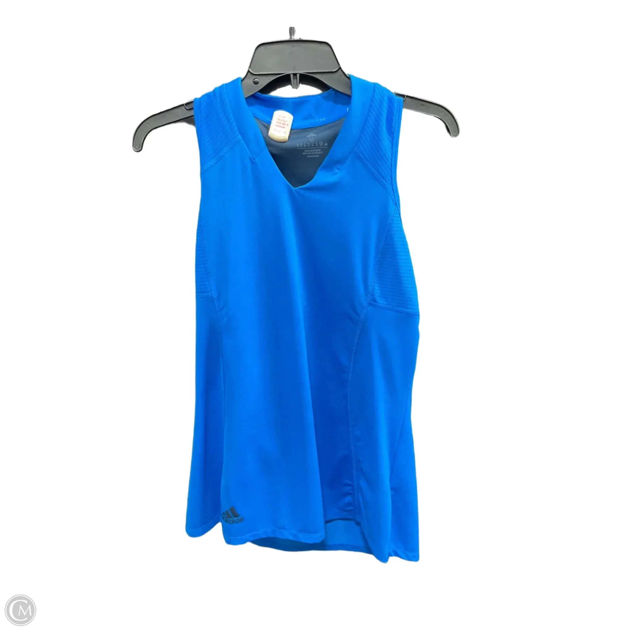 Athletic Tank Top By Adidas In Blue, Size: M