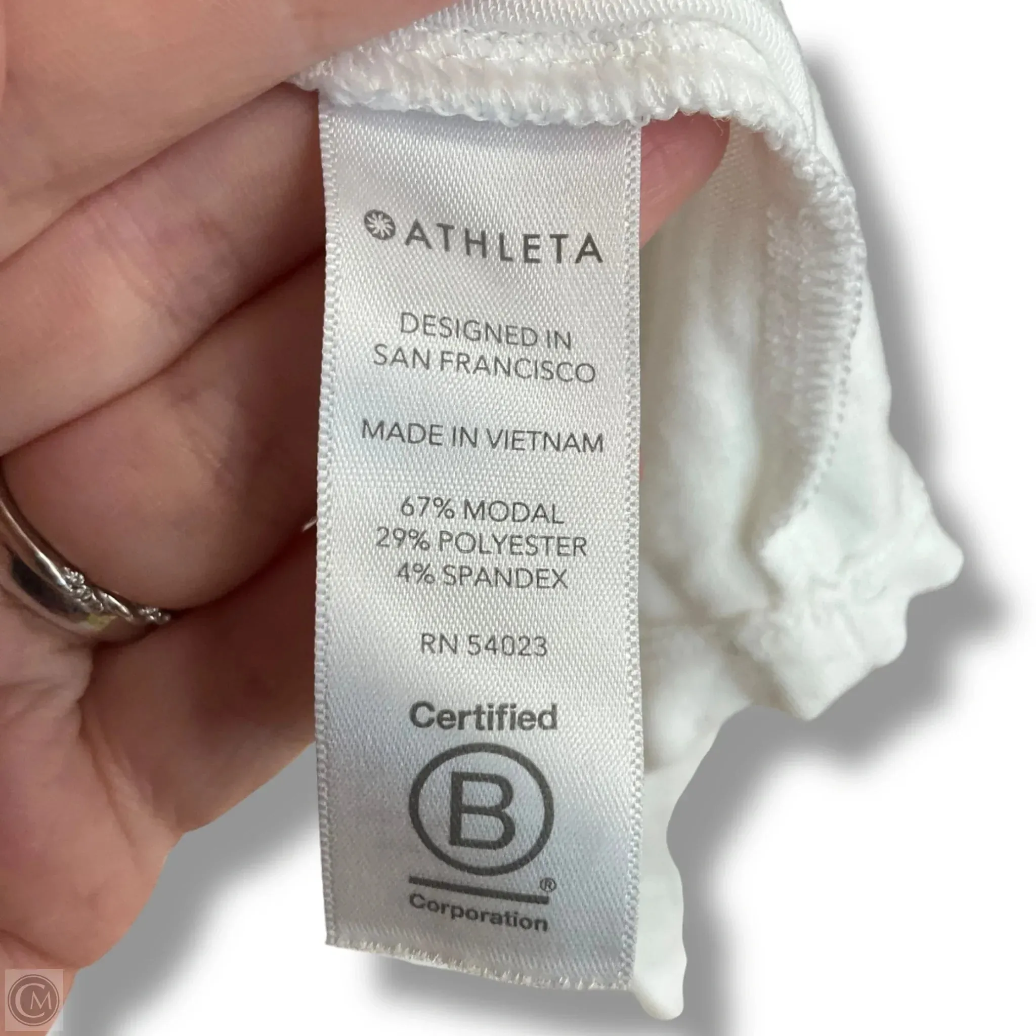 Athletic Tank Top By Athleta In White, Size: Xxs