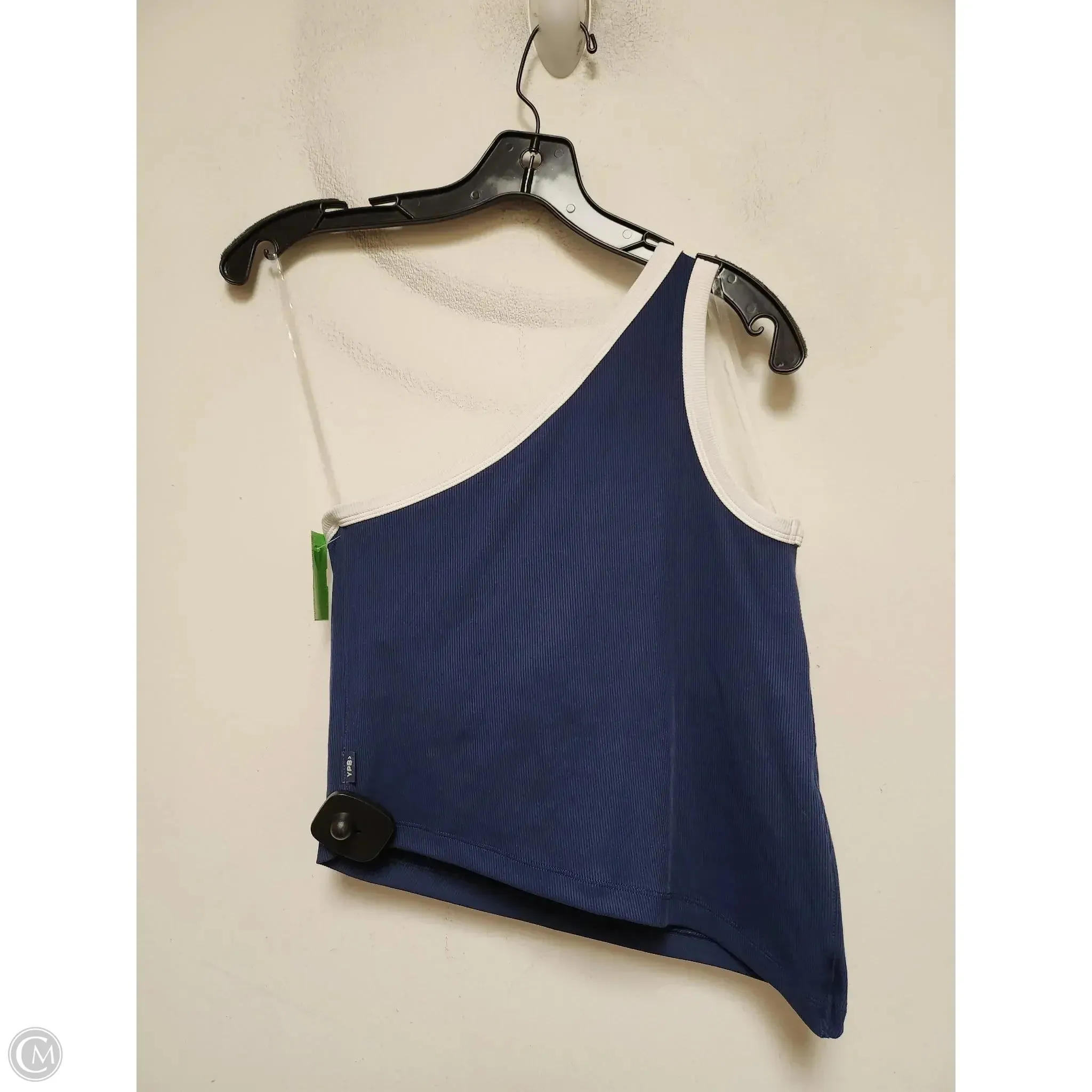 Athletic Tank Top By Clothes Mentor In Blue & White, Size: S