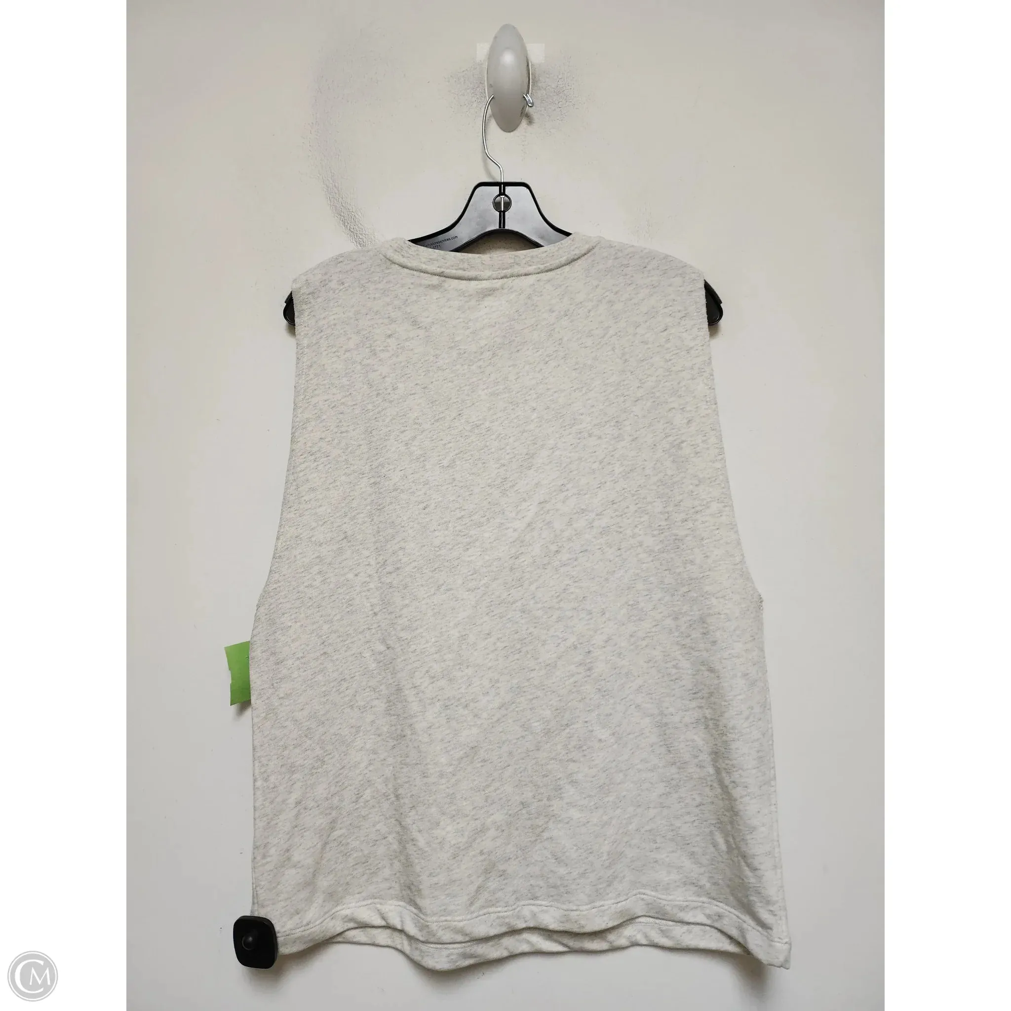 Athletic Tank Top By Fabletics In Grey, Size: M
