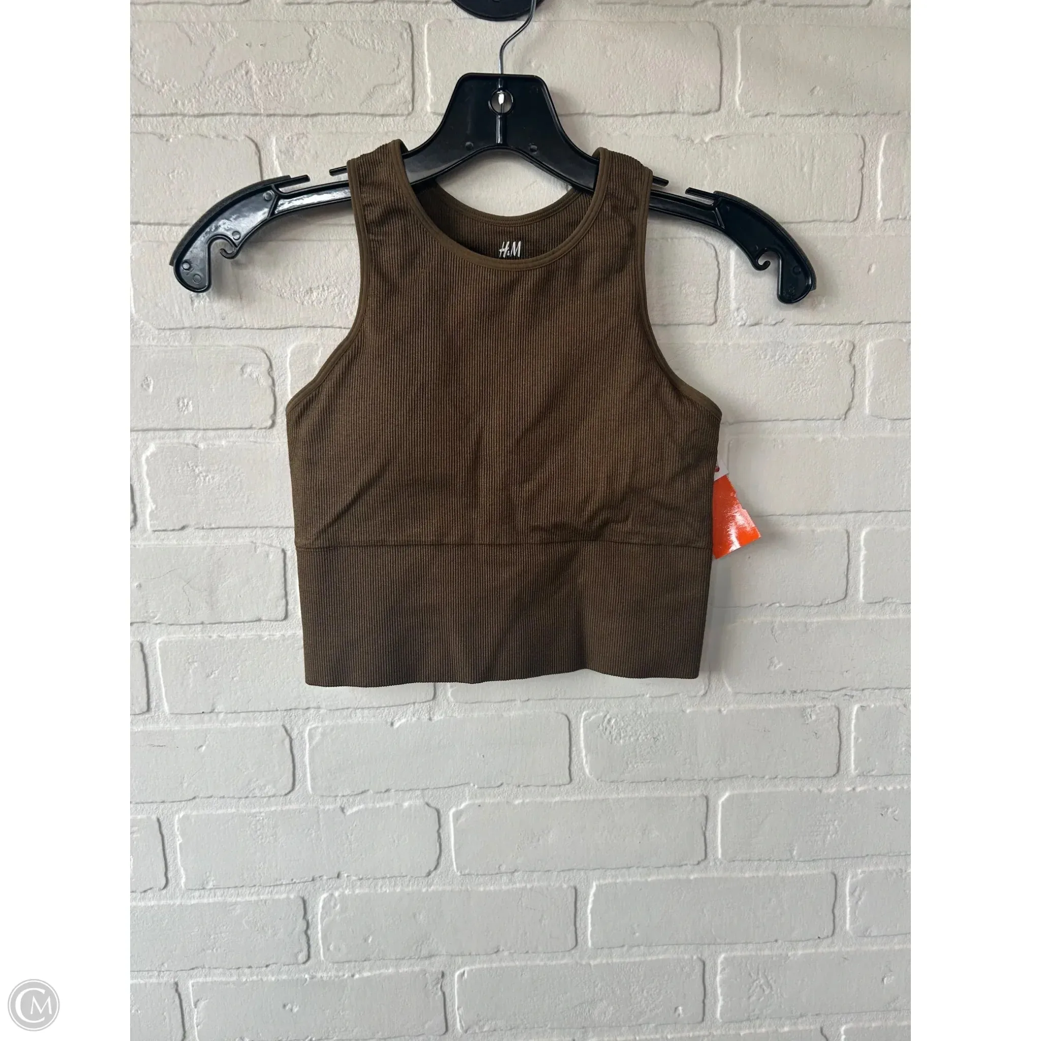 Athletic Tank Top By H&m In Brown, Size: Xs