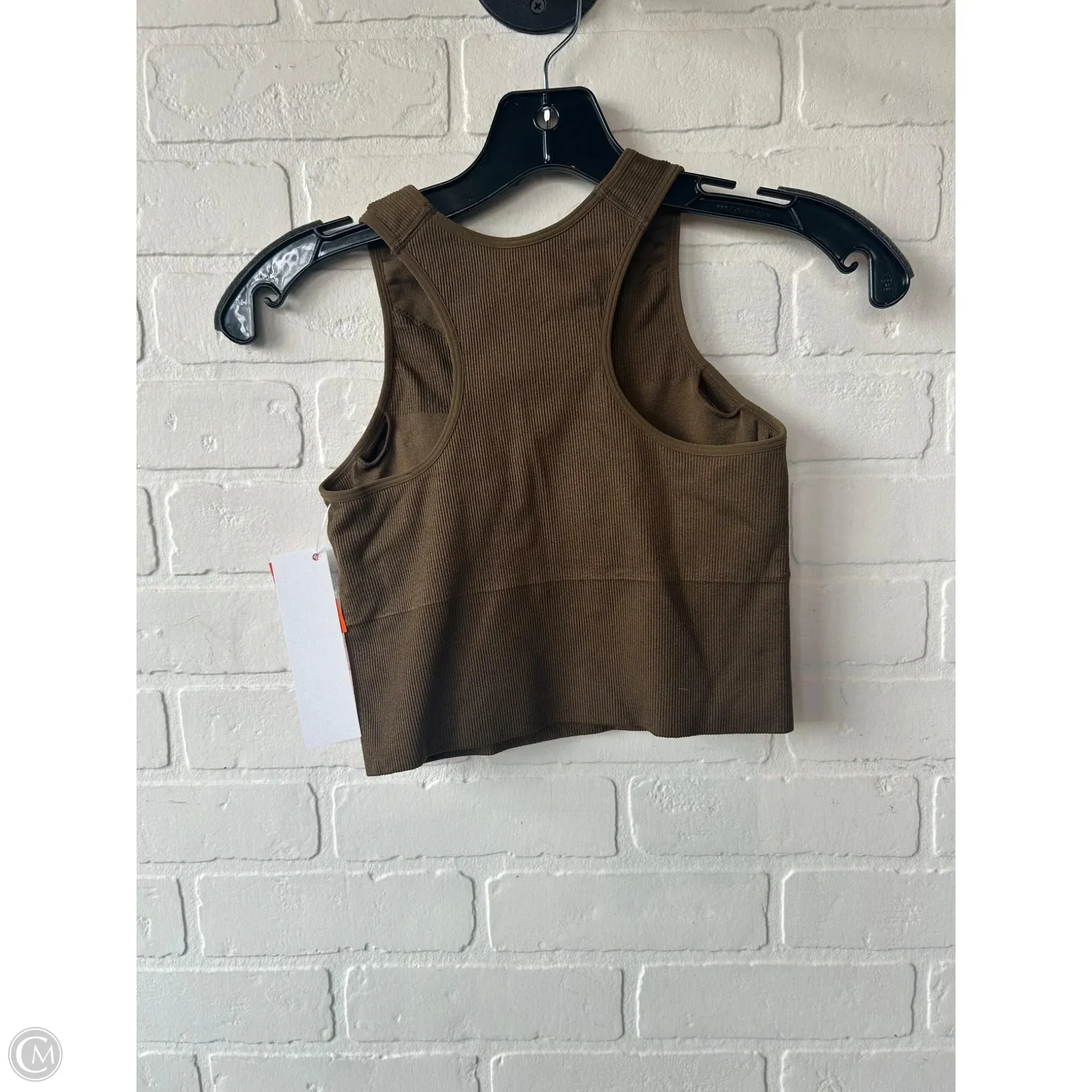 Athletic Tank Top By H&m In Brown, Size: Xs