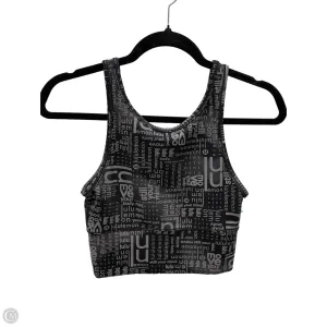 Athletic Tank Top By Lululemon In Black & Grey, Size: 6