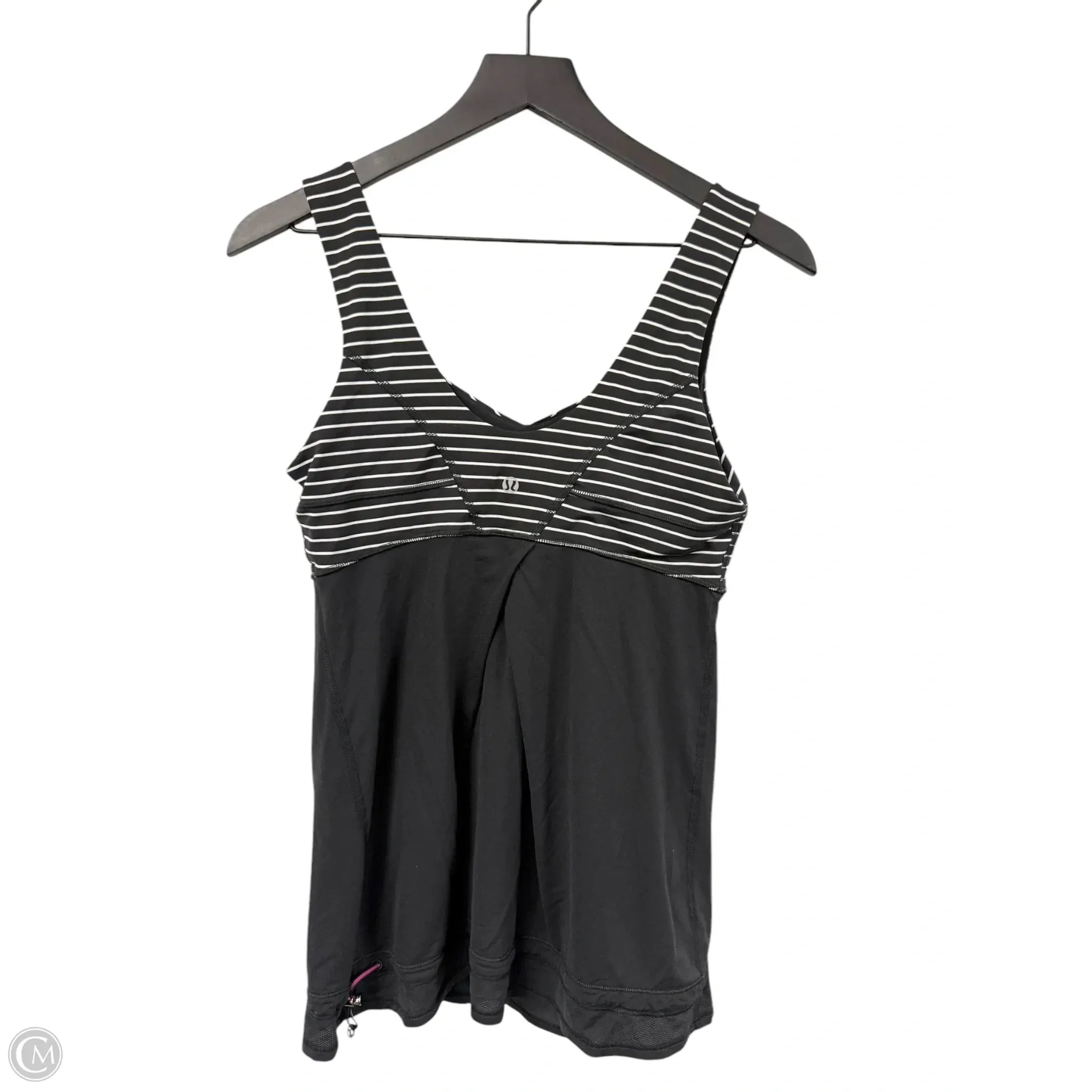 Athletic Tank Top By Lululemon In Black, Size: 8