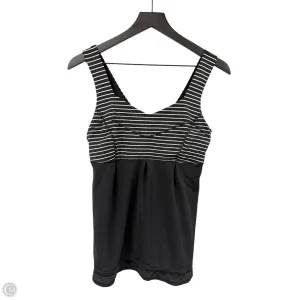 Athletic Tank Top By Lululemon In Black, Size: 8