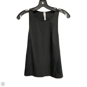Athletic Tank Top By Lululemon In Black, Size: S