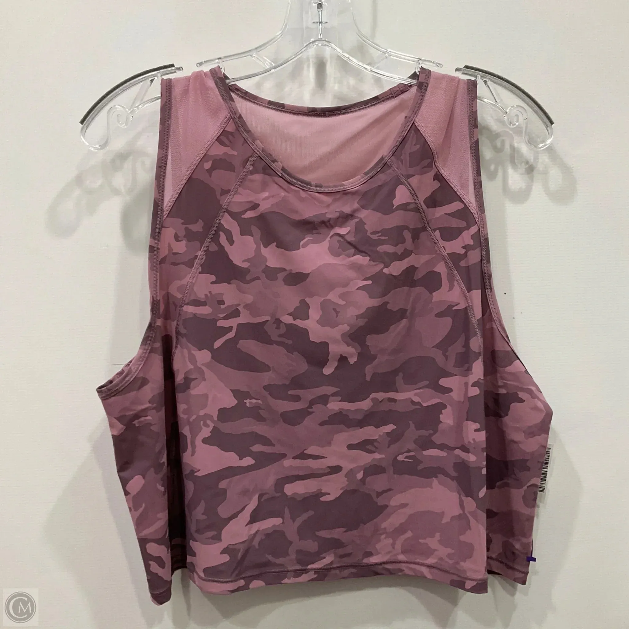 Athletic Tank Top By Lululemon In Camouflage Print, Size: 6