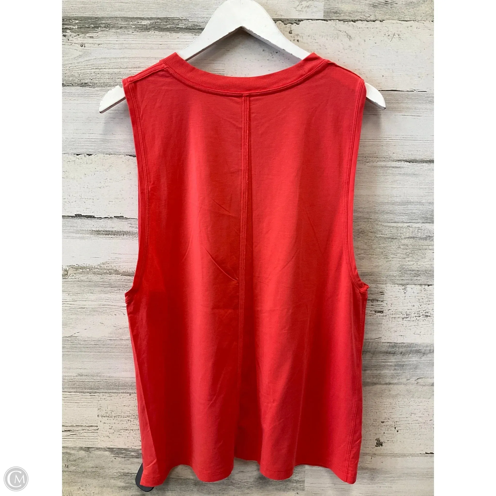 Athletic Tank Top By Lululemon In Orange, Size: M
