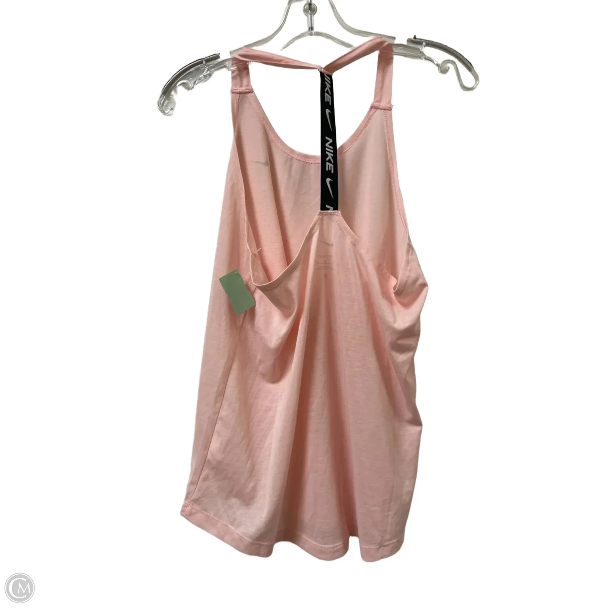 Athletic Tank Top By Nike Apparel In Pink, Size: M