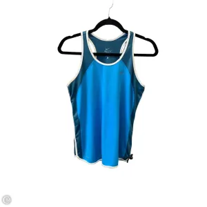 Athletic Tank Top By Nike In Blue, Size: L