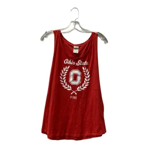 Athletic Tank Top By Pink In Red, Size:L