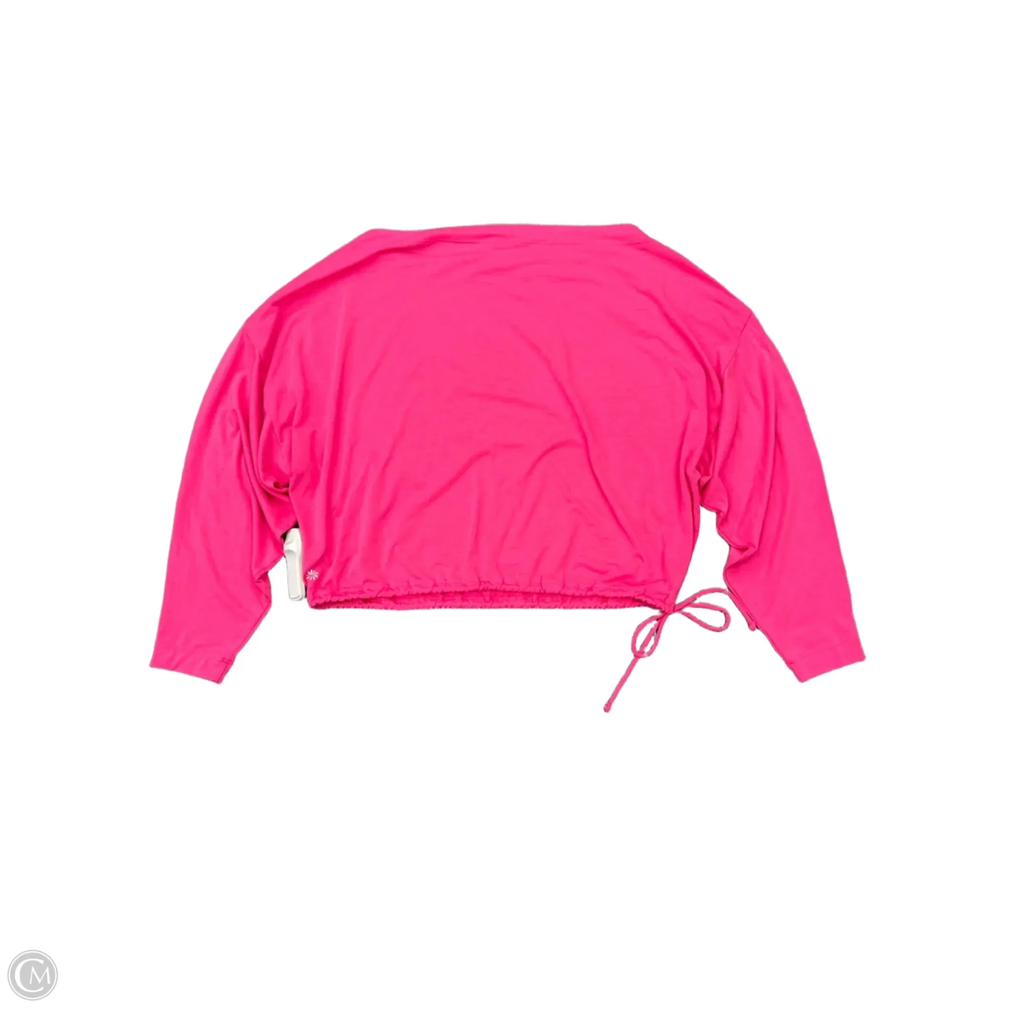 Athletic Top Long Sleeve Crewneck By Athleta In Pink, Size: M