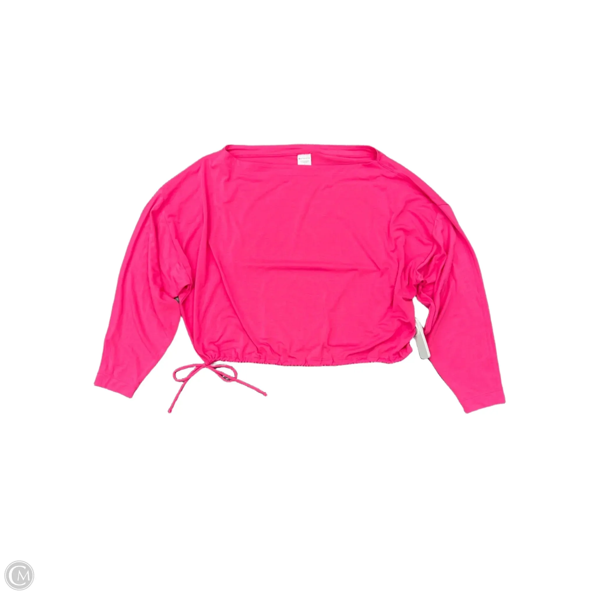 Athletic Top Long Sleeve Crewneck By Athleta In Pink, Size: M