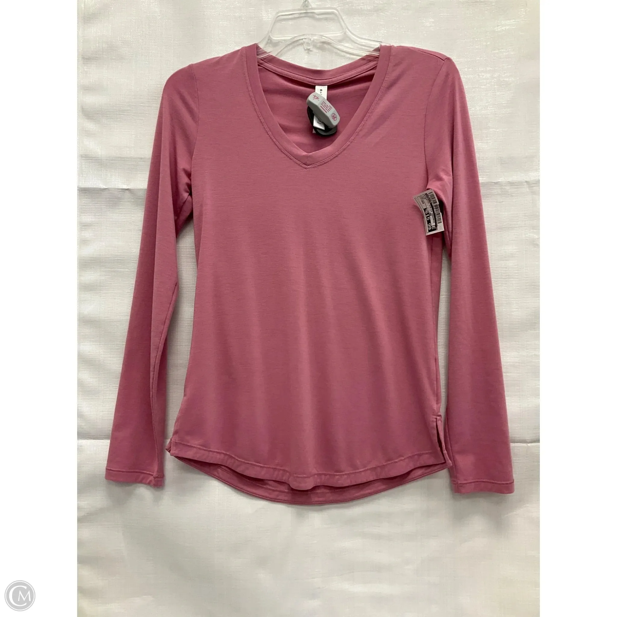 Athletic Top Long Sleeve Crewneck By Athleta In Pink, Size: Xxs