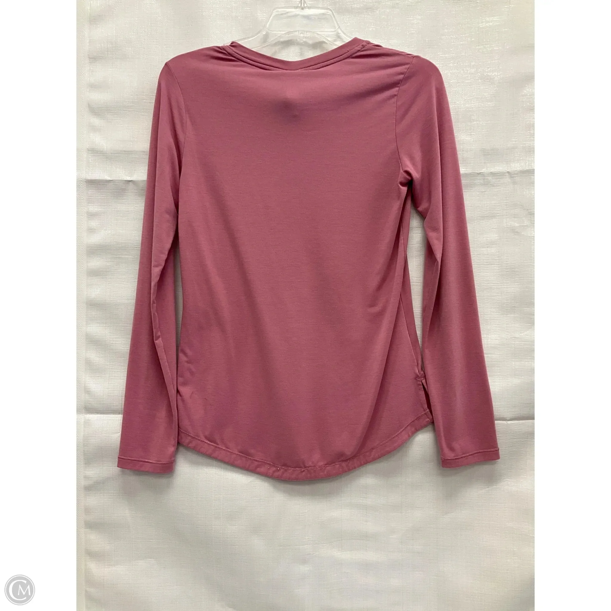 Athletic Top Long Sleeve Crewneck By Athleta In Pink, Size: Xxs