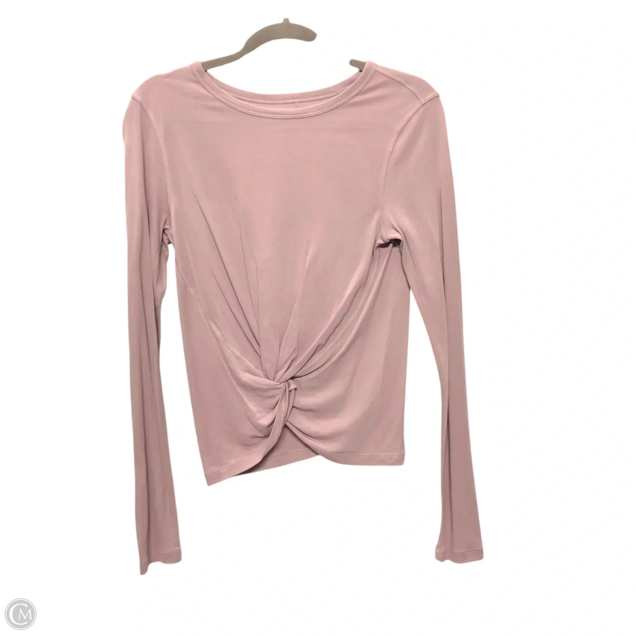 Athletic Top Long Sleeve Crewneck By Lululemon In Mauve, Size: S