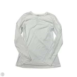 Athletic Top Long Sleeve Crewneck By MEDCOUTURE In White, Size: Xs