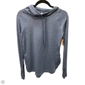 Athletic Top Long Sleeve Hoodie By Athleta In Blue, Size: S