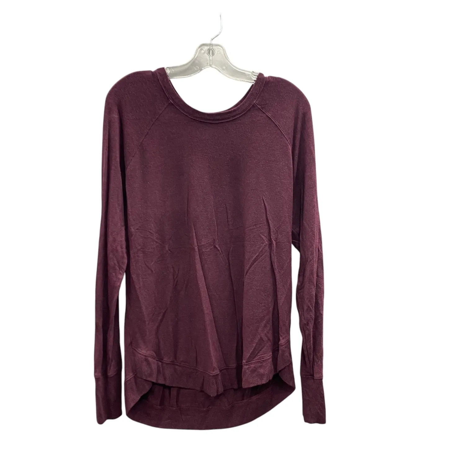 Athletic Top Ls Collar By Athleta In Red, Size:L