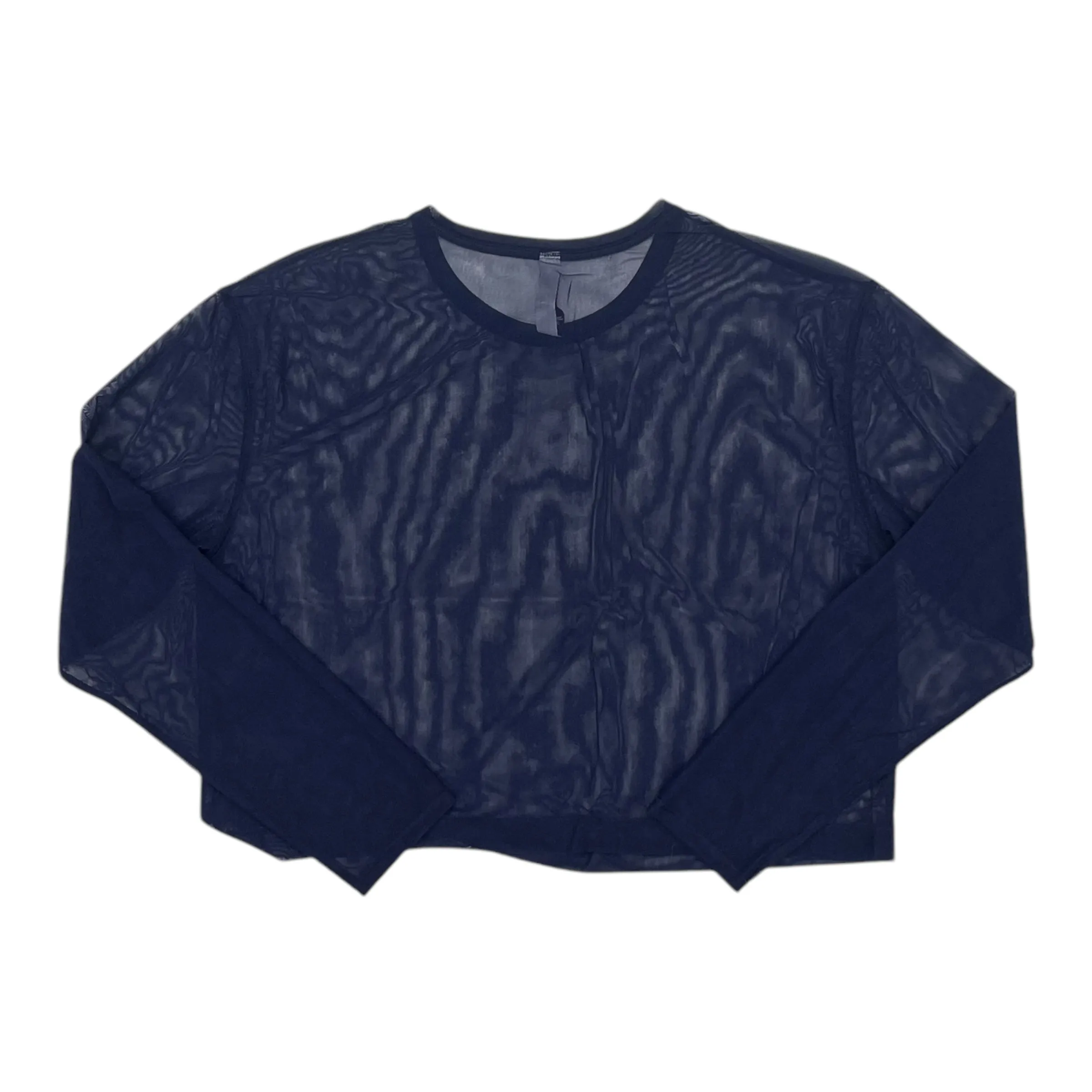 Athletic Top Ls Crewneck By Athleta In Navy, Size:M