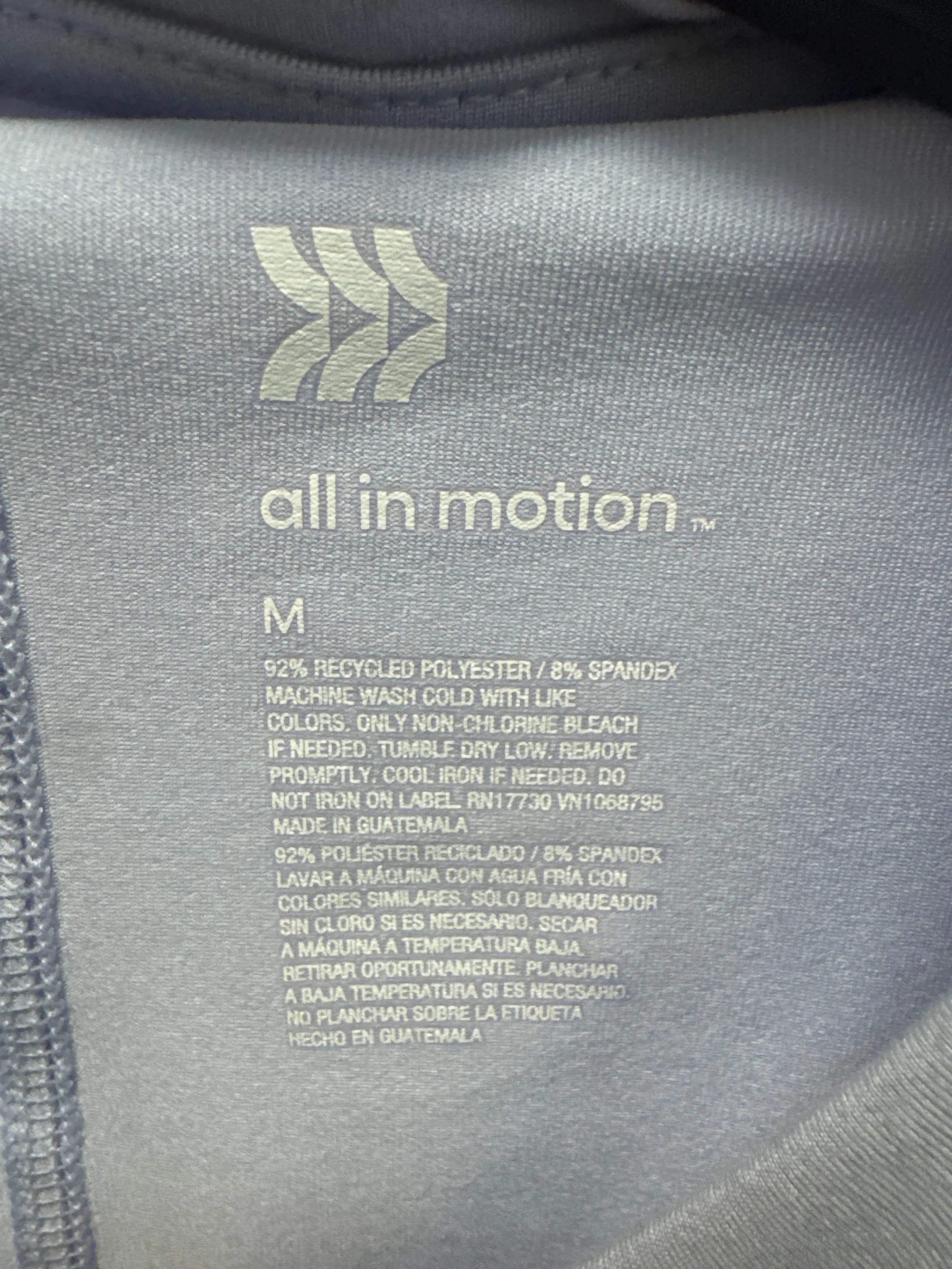 Athletic Top Short Sleeve By All In Motion In Purple, Size: M