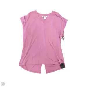 Athletic Top Short Sleeve By Athleta In Pink, Size: Xs