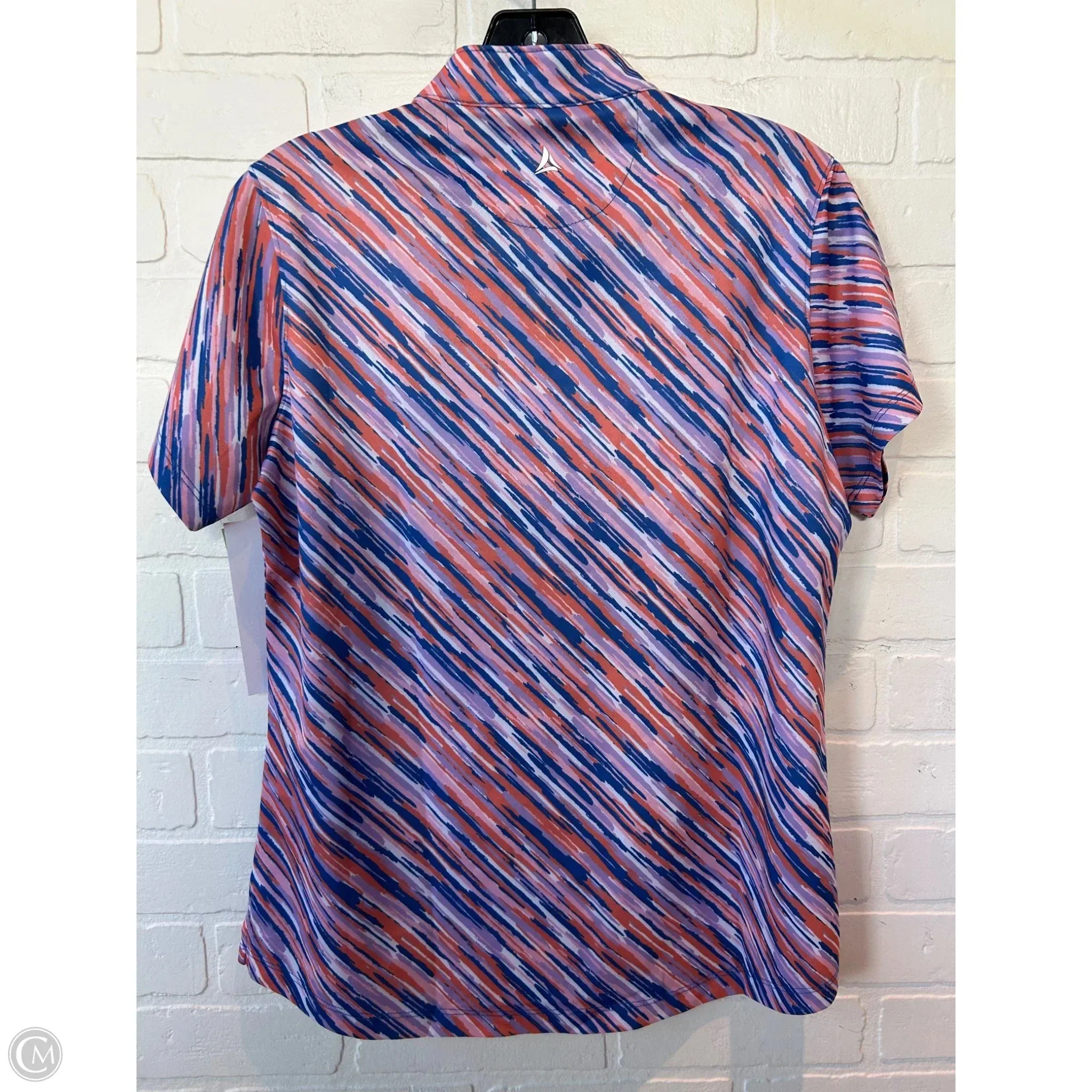 Athletic Top Short Sleeve By bermuda sands In Blue & Purple, Size: M