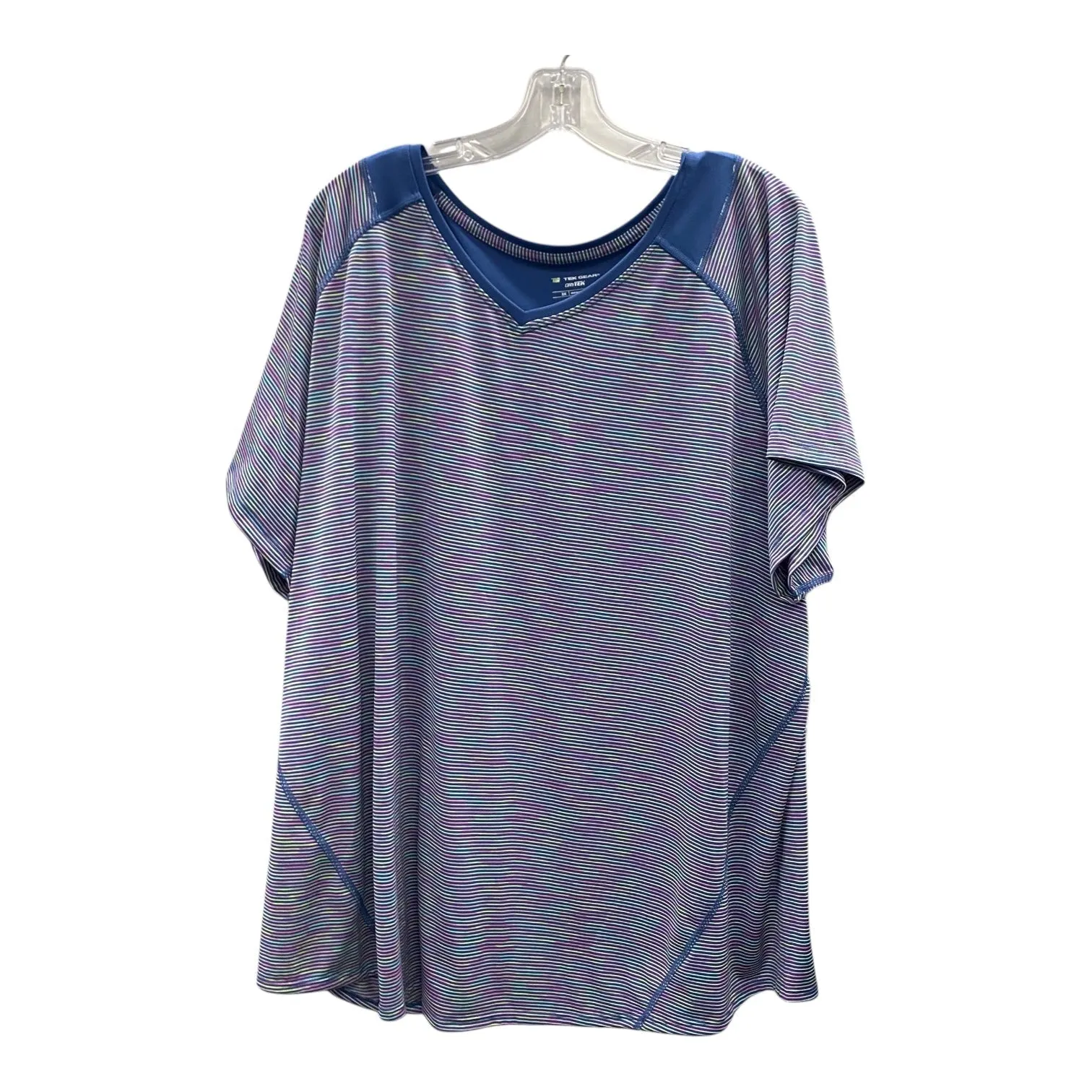 Athletic Top Ss By Tek Gear In Multi, Size:3X