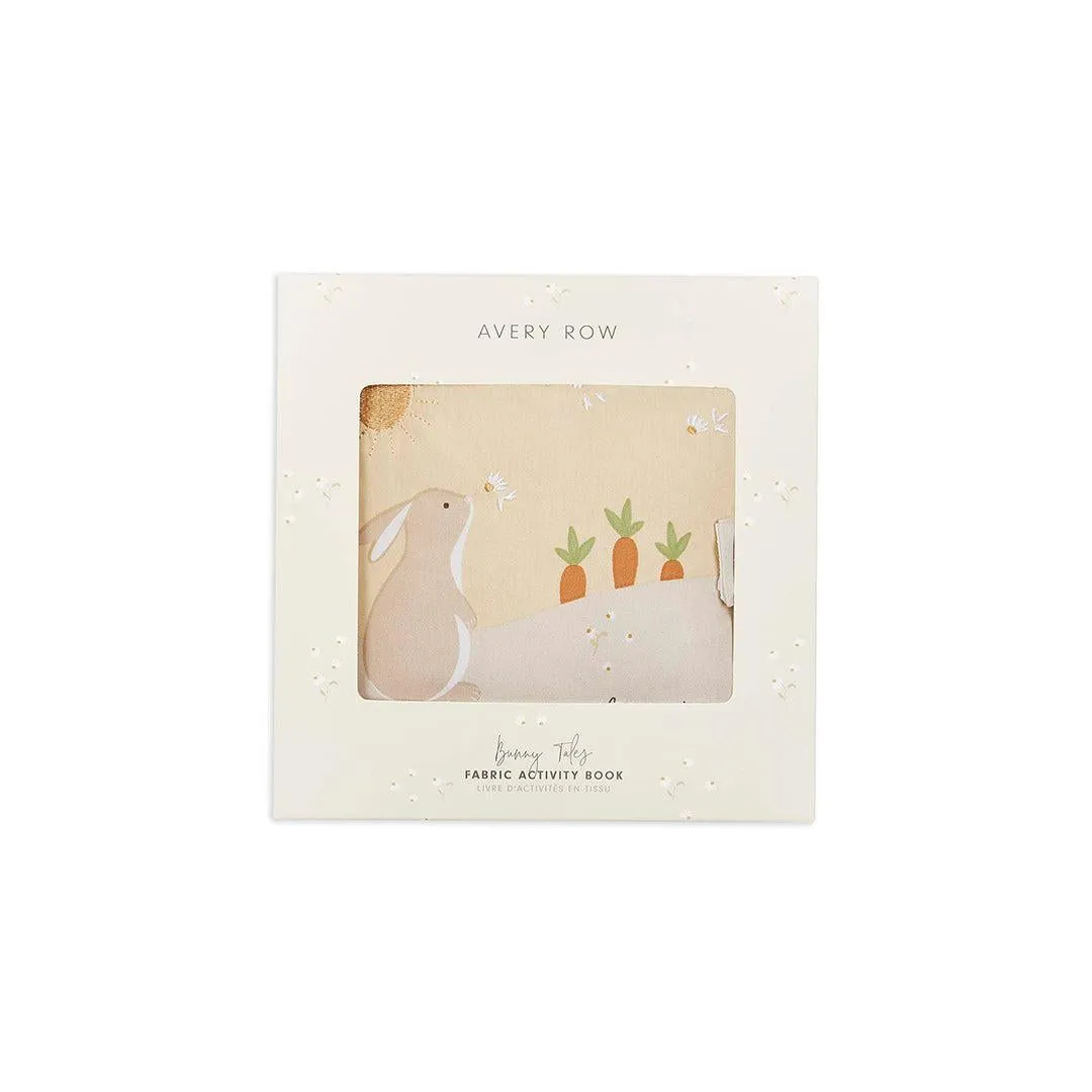 Avery Row Baby Fabric Book - Bunny Tales
