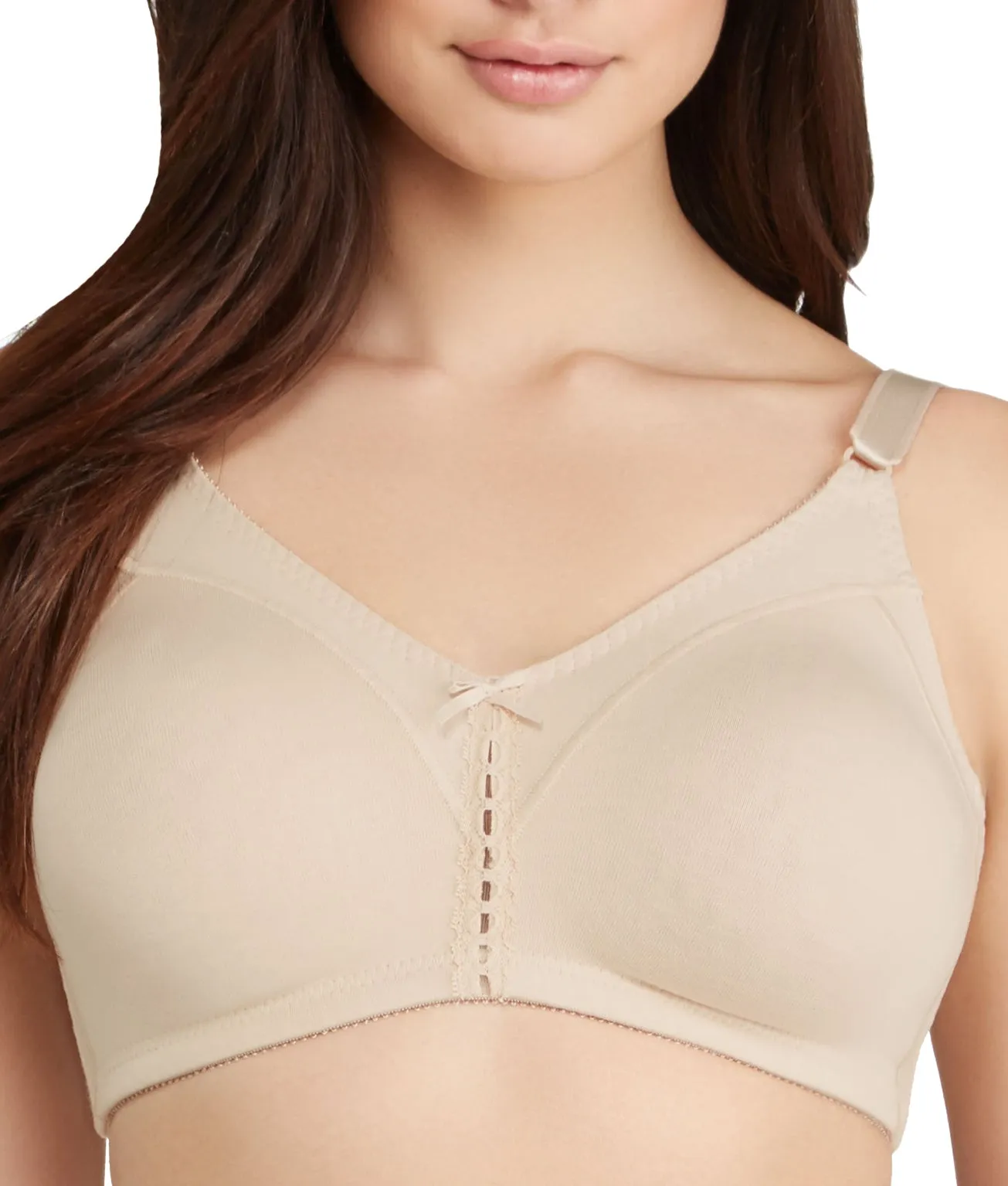 Bali Women's Double Support Cotton Wire-Free Bra