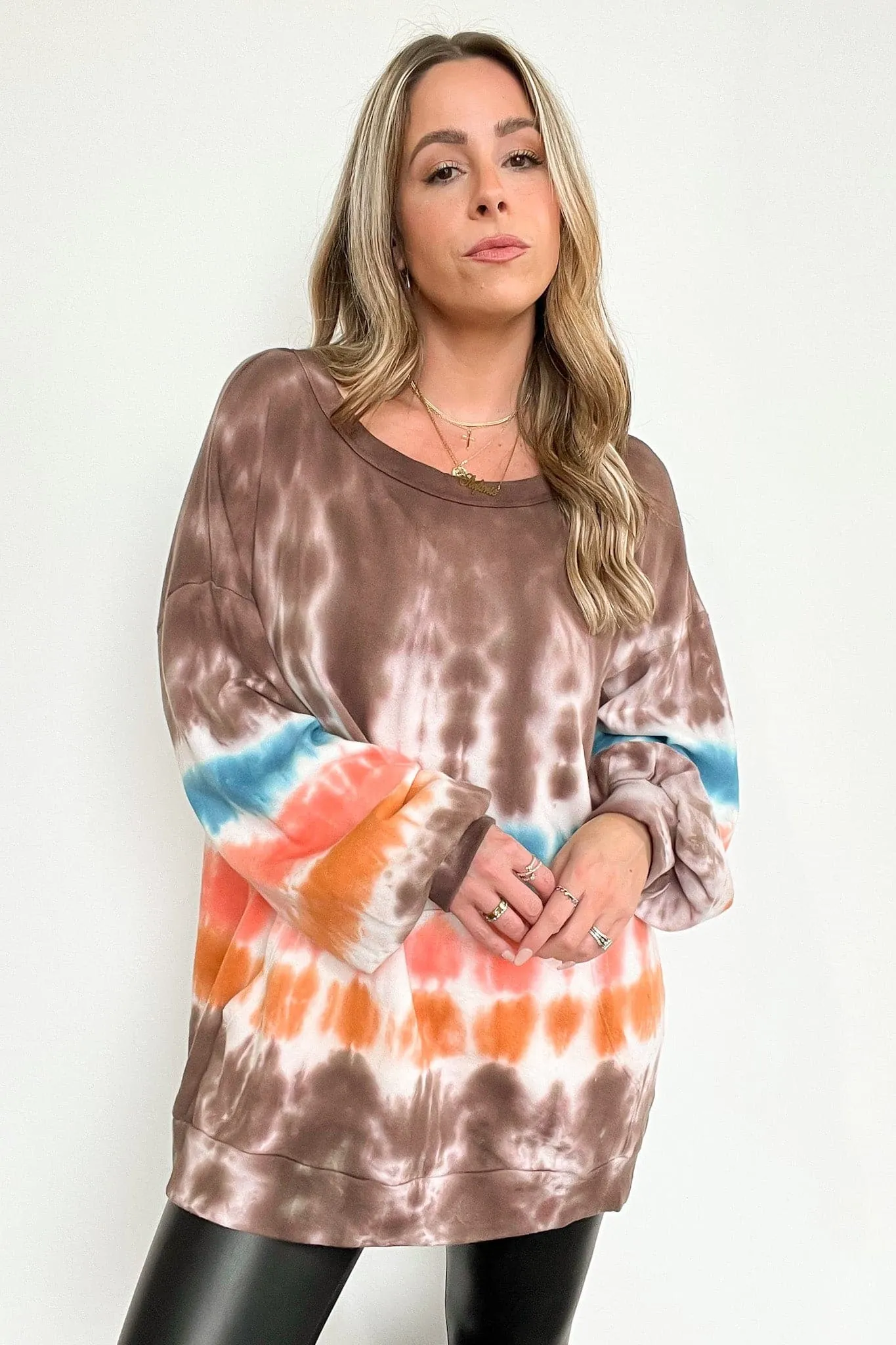 Beckee Tie Dye Pocket Pullover - FINAL SALE