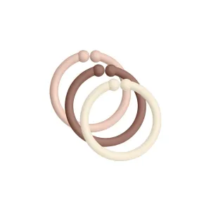BIBS Loops - Blush / Ivory / Woodchuck - 12 Pack