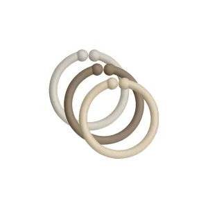 BIBS Loops - Dark Oak / Sand / Vanilla - 12 Pack
