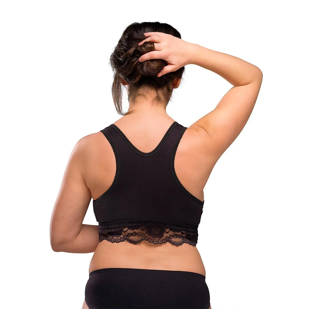 Carriwell Crossover Sleeping   Nursing Bra - Black