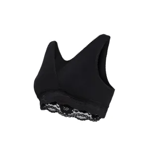 Carriwell Crossover Sleeping   Nursing Bra - Black