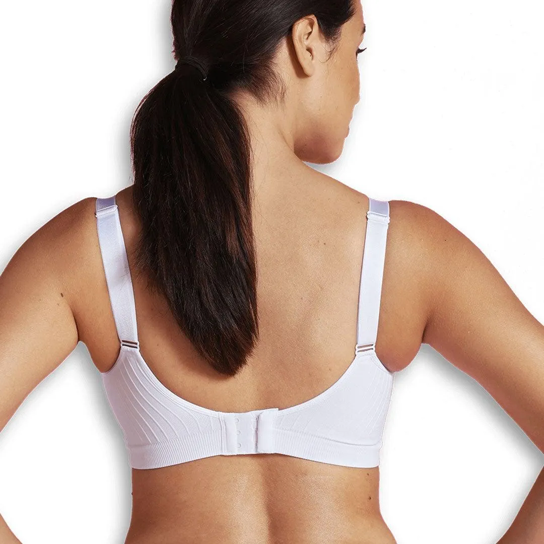 Carriwell Maternity   Nursing Bra with Carri-Gel Support - White