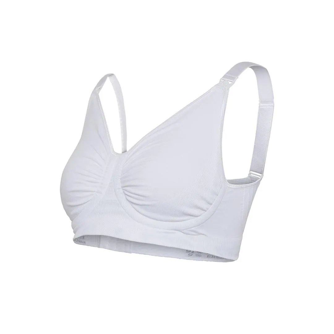 Carriwell Maternity   Nursing Bra with Carri-Gel Support - White