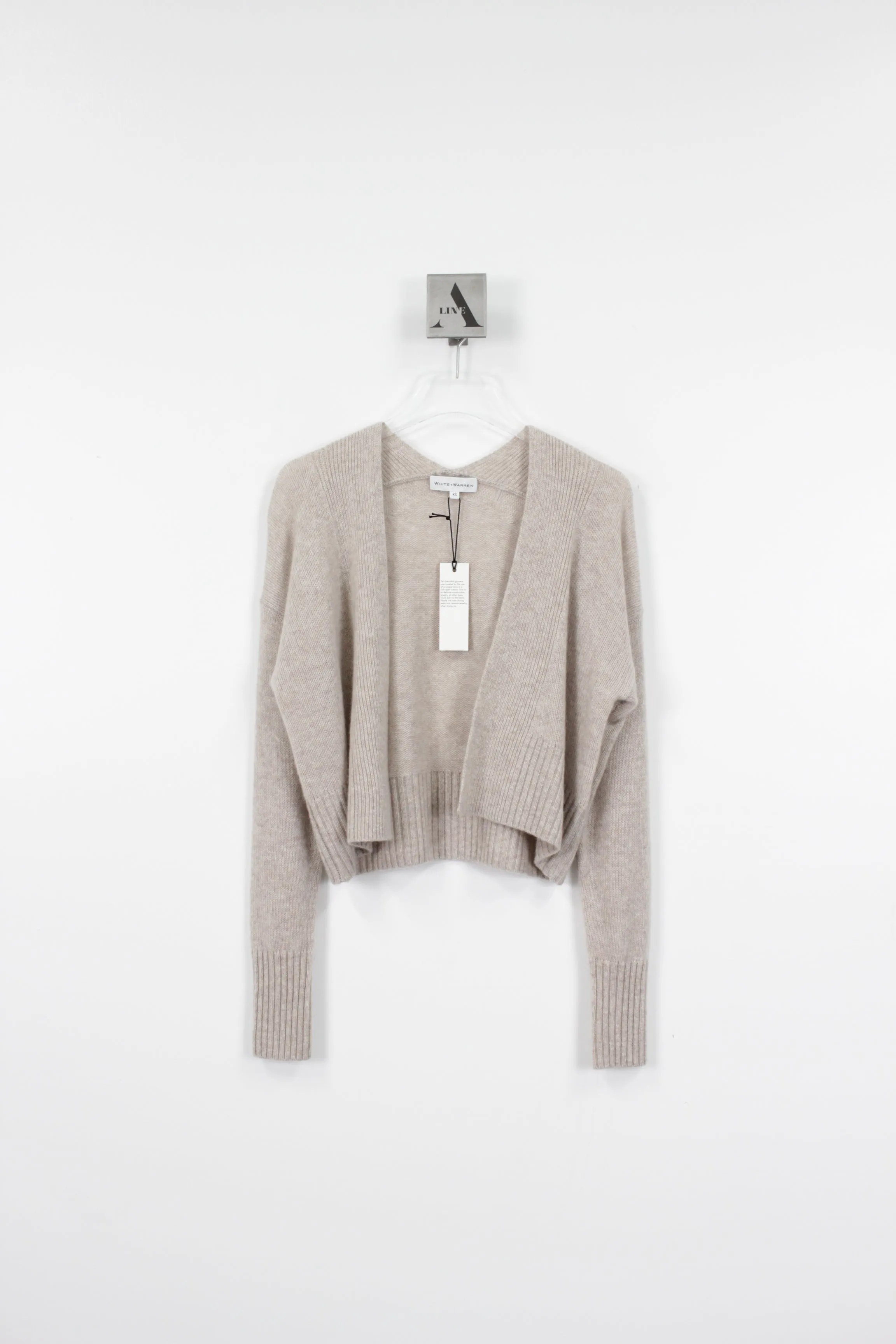 CASHMERE FEATHERWEIGHT OPEN CARDIGAN