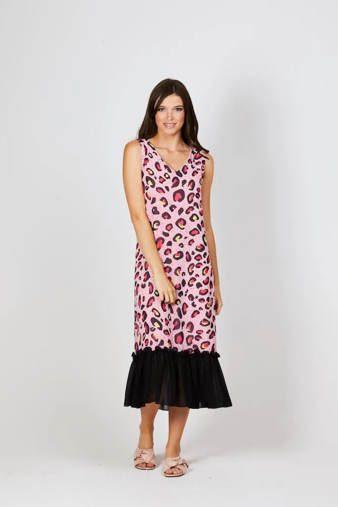 CHARLO - Kylah ruffle hem leopard dress! 12
