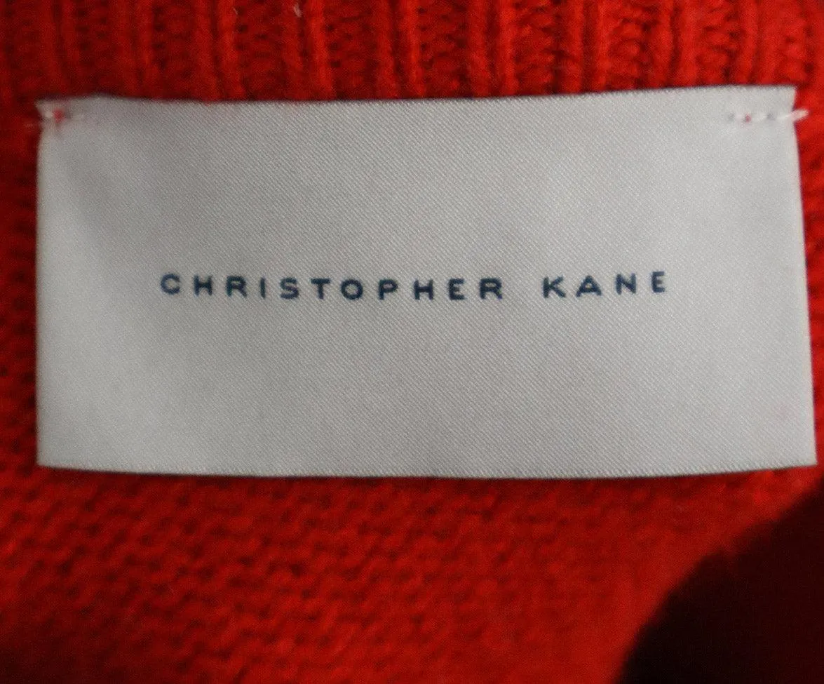 Christopher Kane Red Cashmere Sweater sz 2