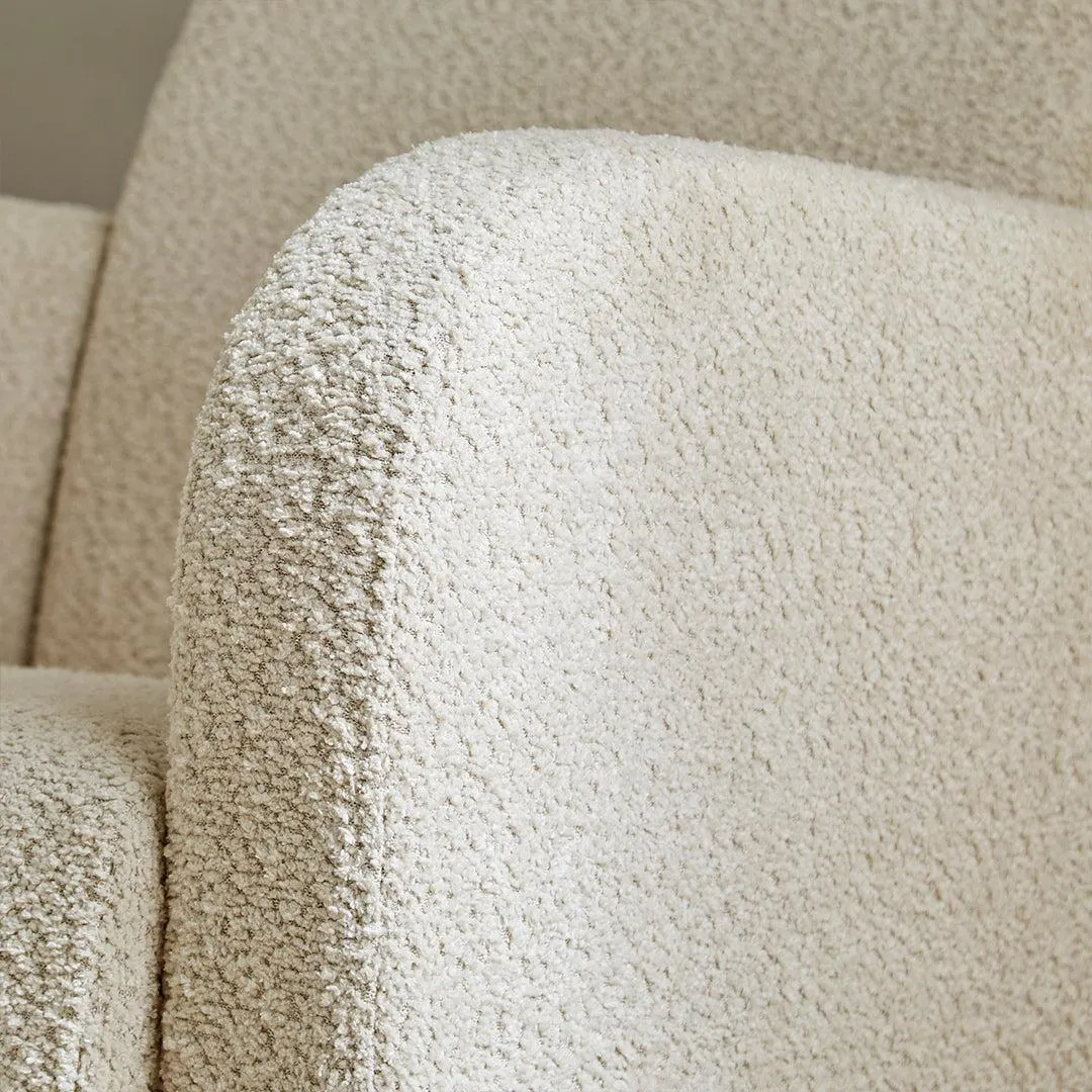 CuddleCo Etta Nursing Chair - Boucle Mushroom