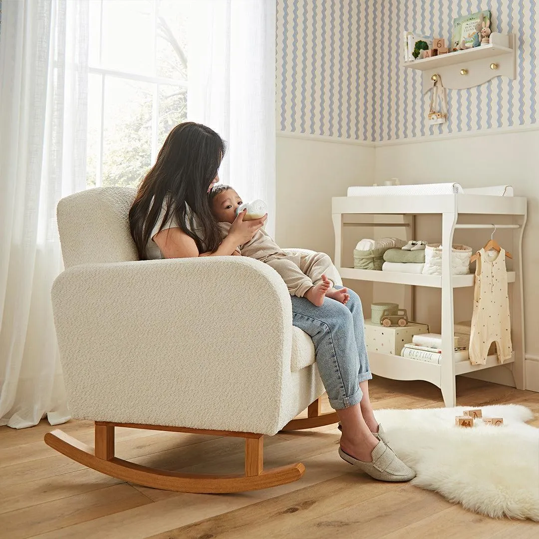 CuddleCo Etta Nursing Chair - Boucle Off White