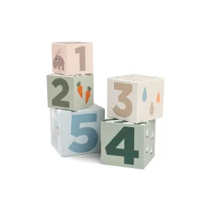 Done By Deer Stacking Cubes 5 pcs - Deer Friends Colour Mix