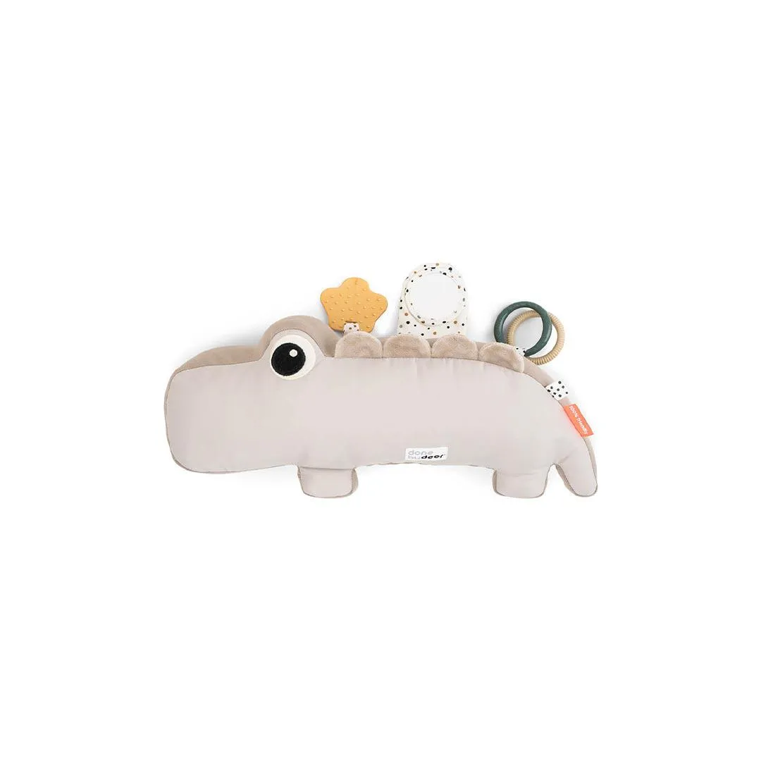 Done by Deer Tummy Time Activity Toy - Croco - Sand