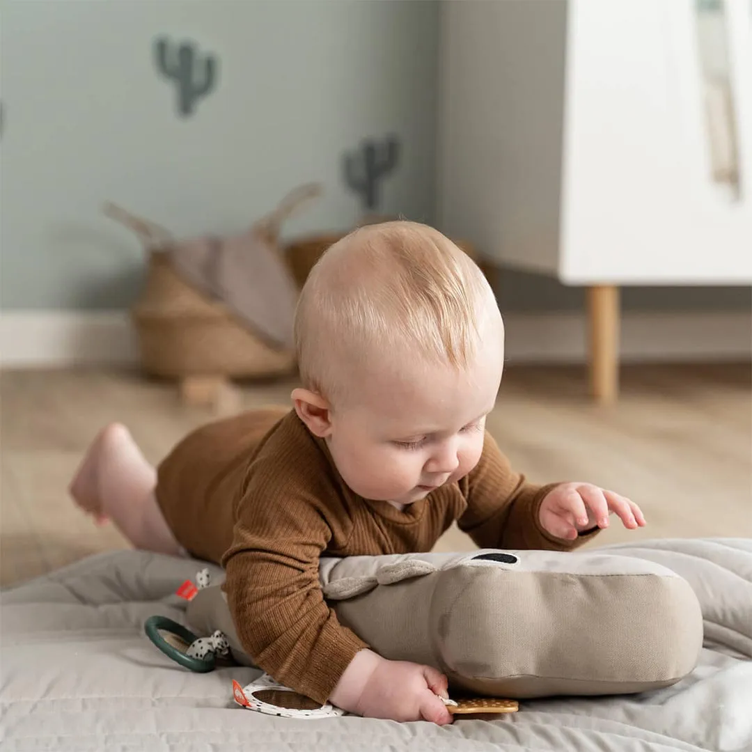 Done by Deer Tummy Time Activity Toy - Croco - Sand